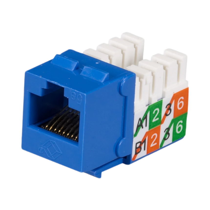Black Box GigaBase 2 CAT5e Keystone Jack (Blue) — Being Shipped