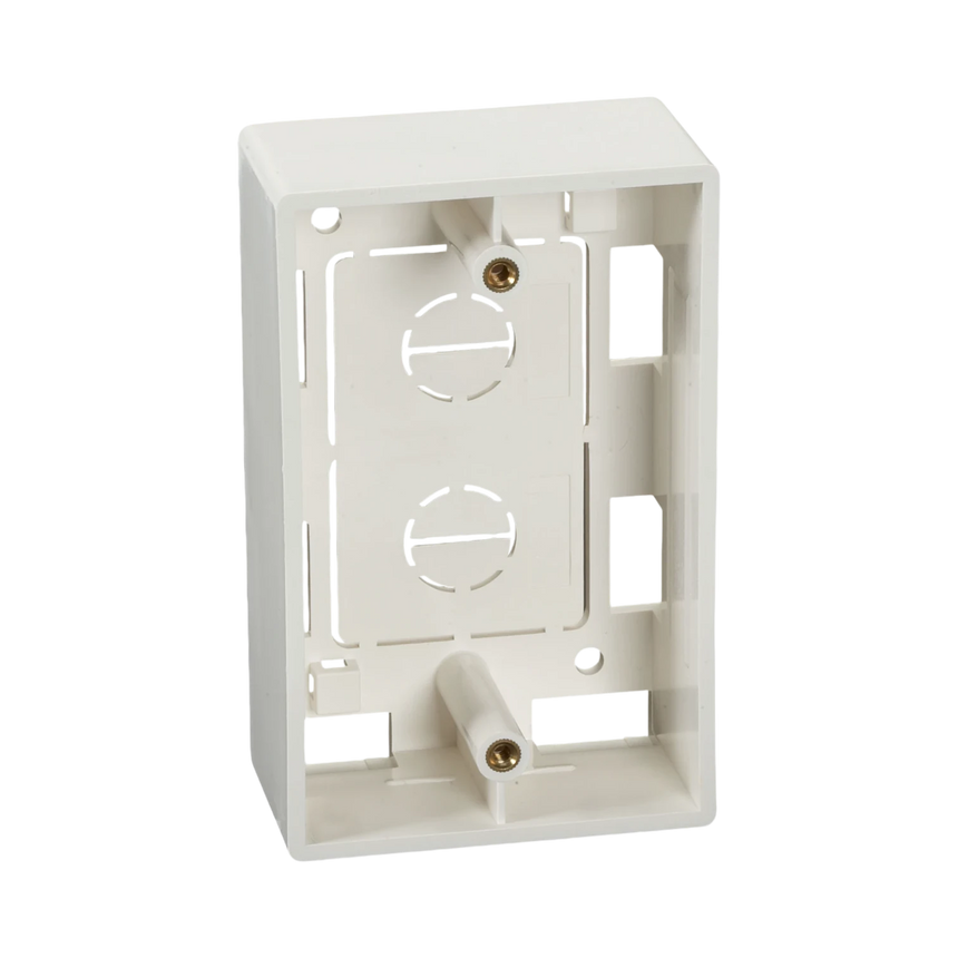 Black Box Single Gang Surface Mount Box (Off-White) — Being Shipped