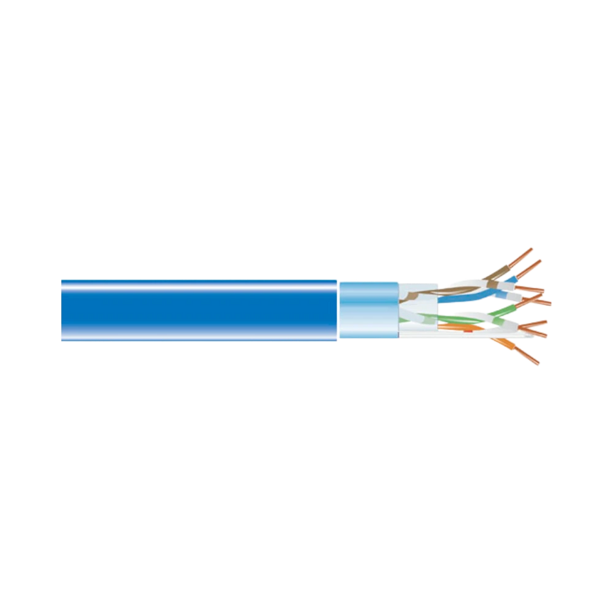 Black Box 1000ft Cat5e 350MHz Shielded Ethernet Cable (Blue) — Being Shipped