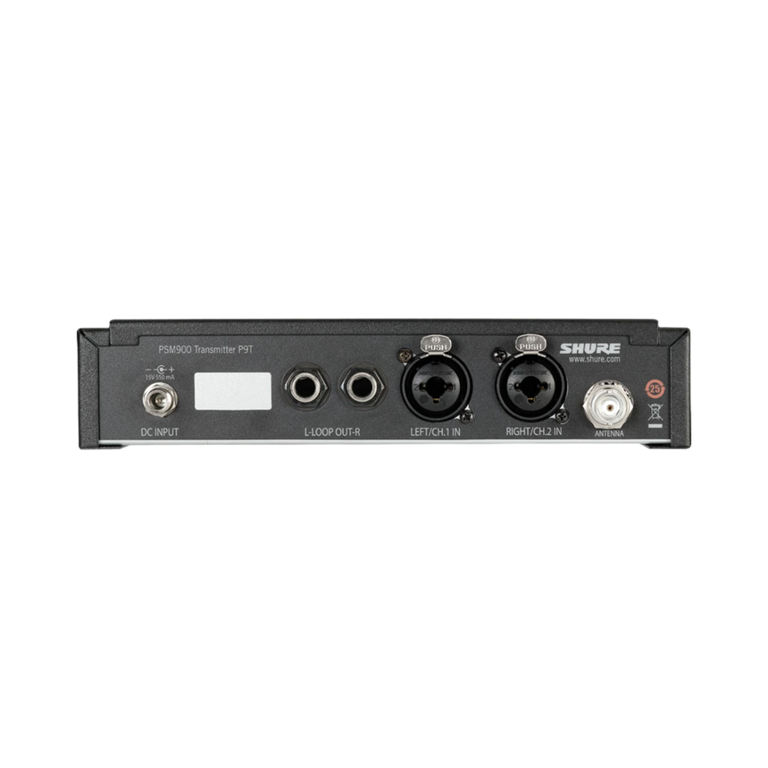 Shure P9T Wireless Transmitter for PSM 900 In-Ear Personal Monitoring System (G6: 470 to 506 MHz) — Being Shipped