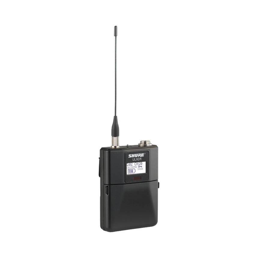 Shure ULXD1 Digital Wireless Bodypack Transmitter with LEMO3 (G50: 470 to 534 MHz) — Being Shipped