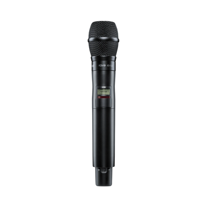 Shure AD2/KSM9B Digital Handheld Wireless Microphone Transmitter (Black) — Being Shipped