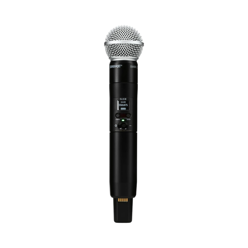 Shure SLXD2/SM58 Digital Wireless Handheld Microphone Transmitter with SM58 Capsule — Being Shipped