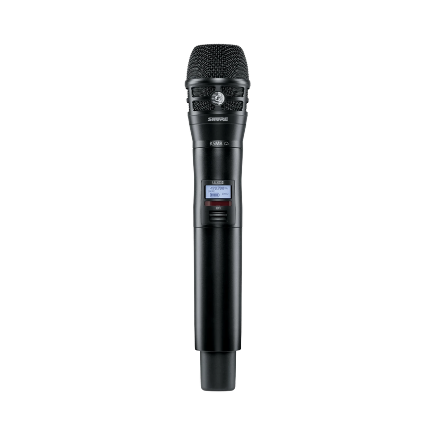 Shure ULXD2/K8B Digital Handheld Wireless Microphone Transmitter with KSM8 Capsule — Being Shipped