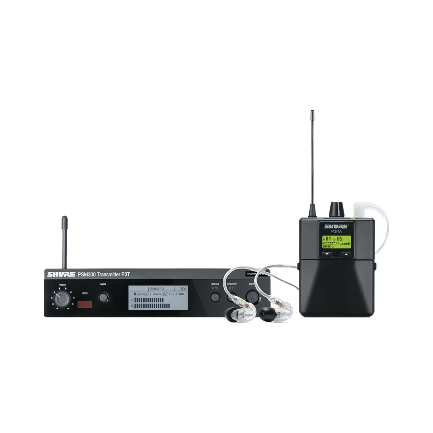 Shure PSM 300 Stereo Personal Monitor System with IEM (H20: 518-541 MHz) — Being Shipped