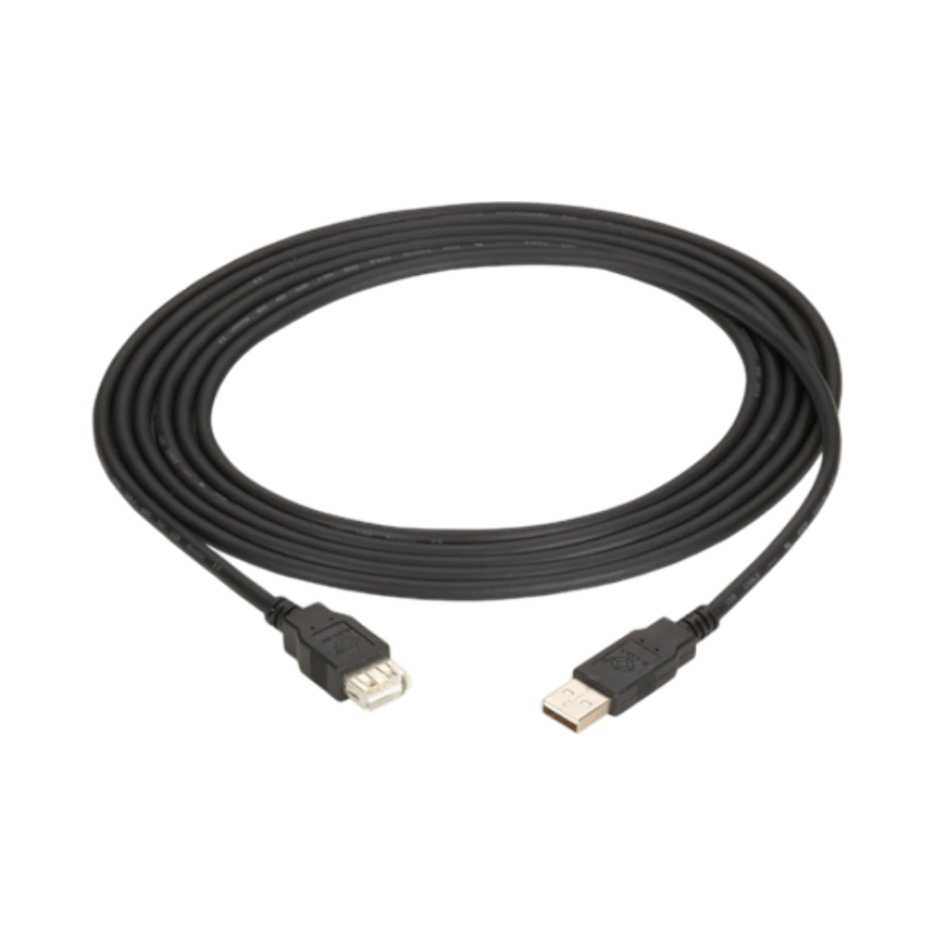 Black Box 6ft USB 2.0 Extension Cable Type-A Male to Female (Black) — Being Shipped