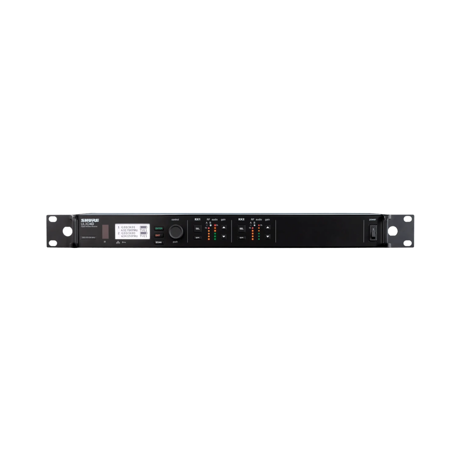 Shure ULXD4D Dual-Channel Digital Wireless Receiver — Being Shipped