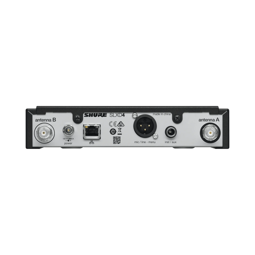 Shure SLXD4 Digital Wireless Receiver (H55: 514 to 558 MHz) — Being Shipped