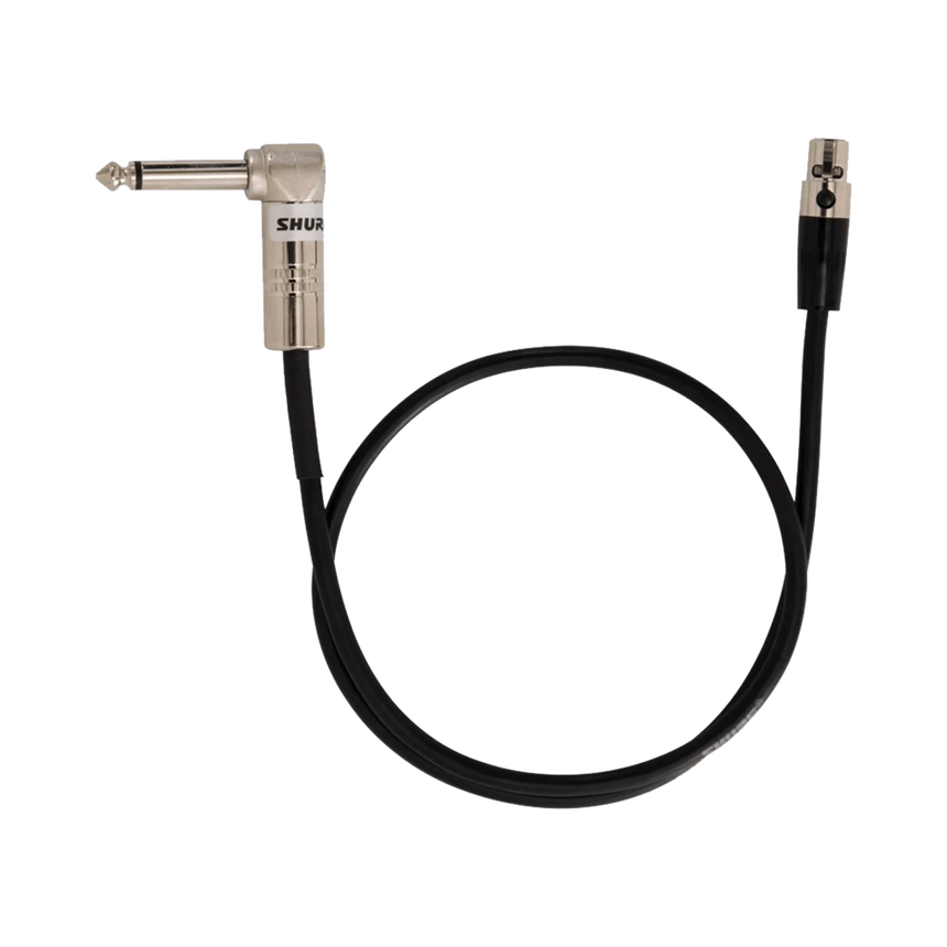 Shure 2ft Right-Angle Instrument Cable for Wireless Transmitters — Being Shipped