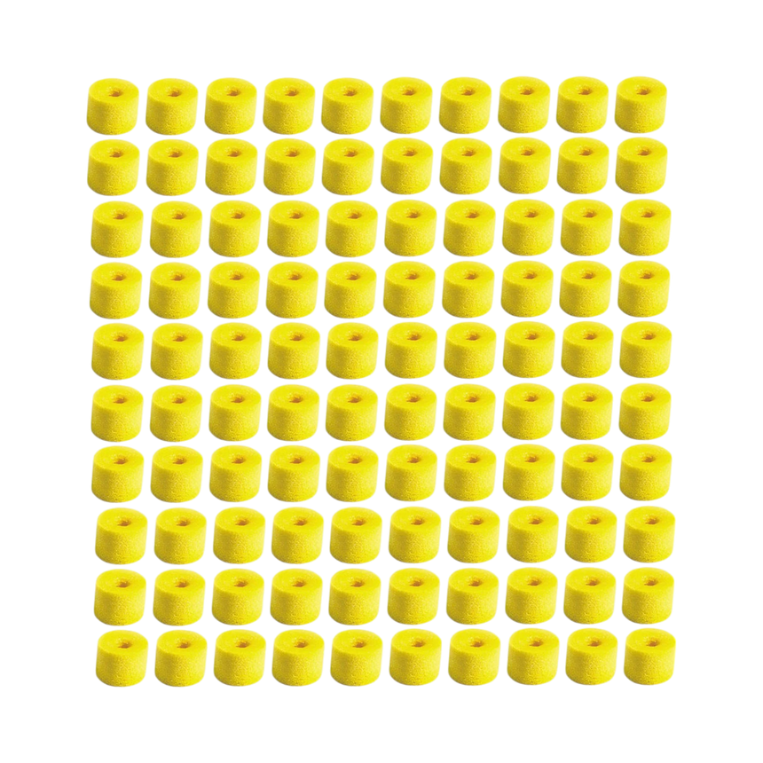 Shure EAYLF1-100 Foam Sleeves for Shure Sound Isolation Earphones (Yellow, 50 Pairs) — Being Shipped