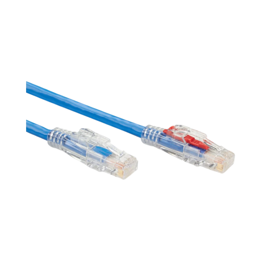 Black Box 10ft GigaTrue 3 CAT6 550MHz Lockable Patch Cable (Blue) — Being Shipped
