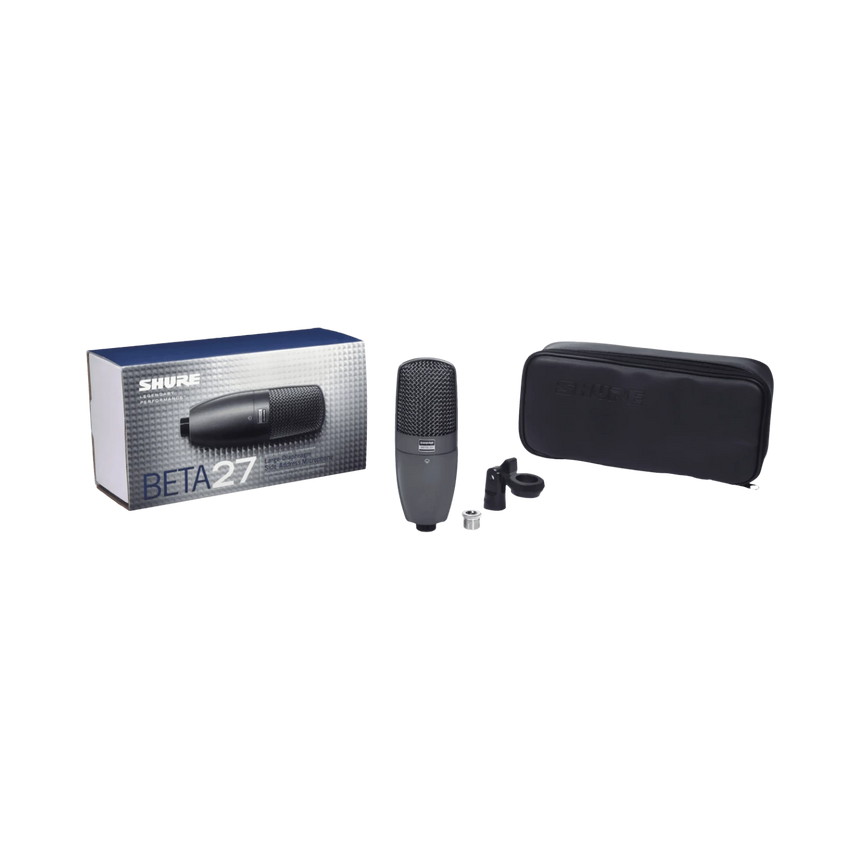 Shure Beta 27 Supercardioid Condenser Microphone — Being Shipped