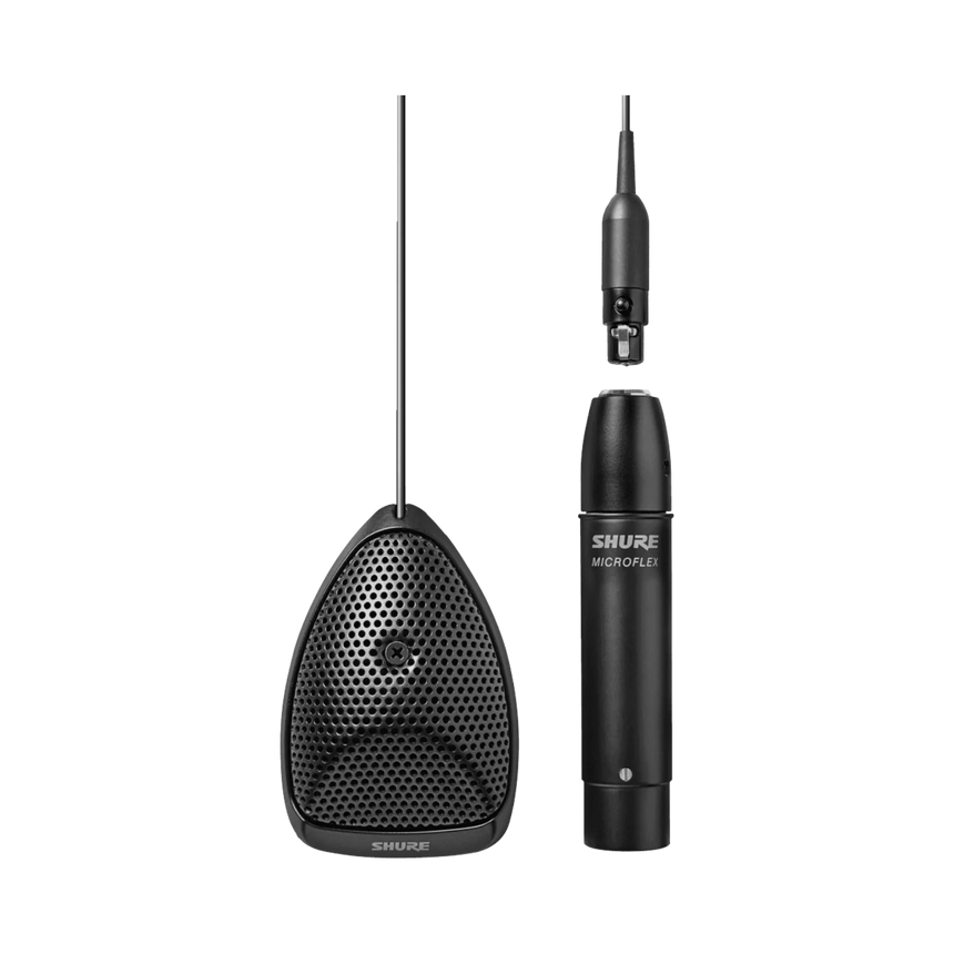 Shure MX391 Microflex Omnidirectional Boundary Microphone (Black) — Being Shipped