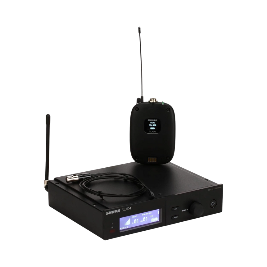 Shure SLXD14/93 Digital Wireless Omni Lavalier Microphone System — Being Shipped