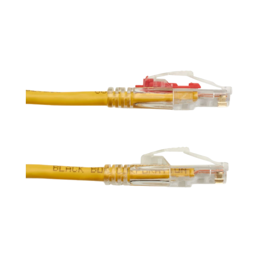 Black Box 3ft CAT6 550MHz Locking Ethernet Patch Cable (Yellow) — Being Shipped