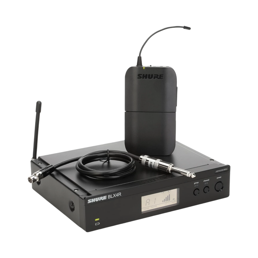 Shure BLX14R Rackmount Wireless Guitar System (H9: 512 to 542 MHz) — Being Shipped