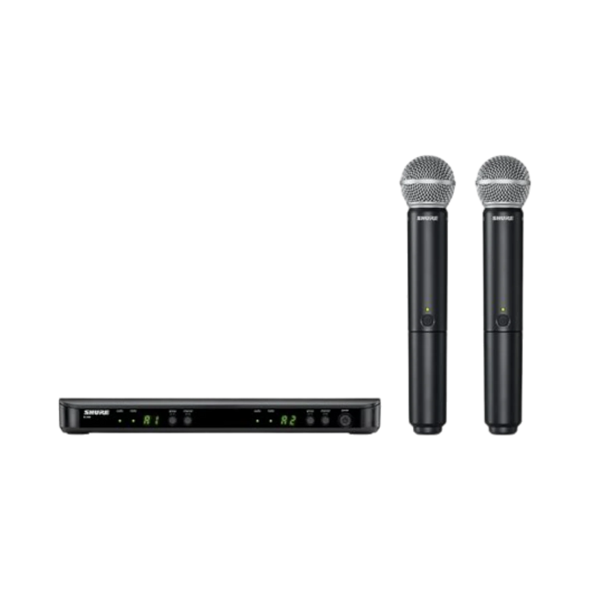 Shure BLX288/SM58 Dual-Channel Wireless Handheld Microphone System with SM58 Capsules — Being Shipped