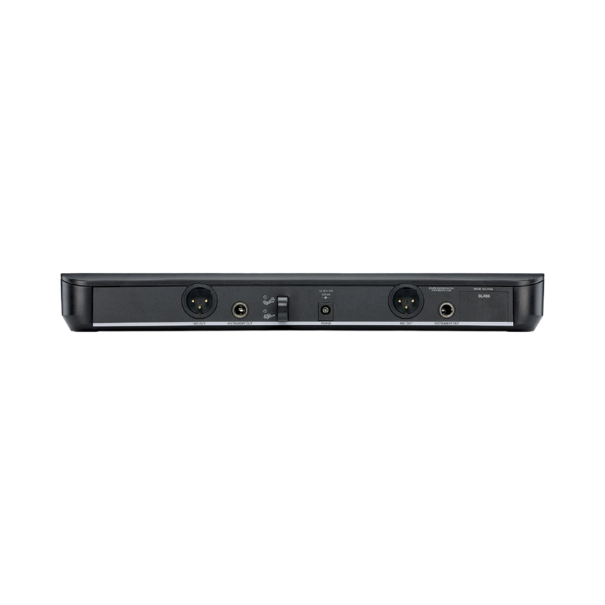 Shure BLX1288/MX153 Dual-Channel Wireless Combo Earset & Handheld Microphone System — Being Shipped