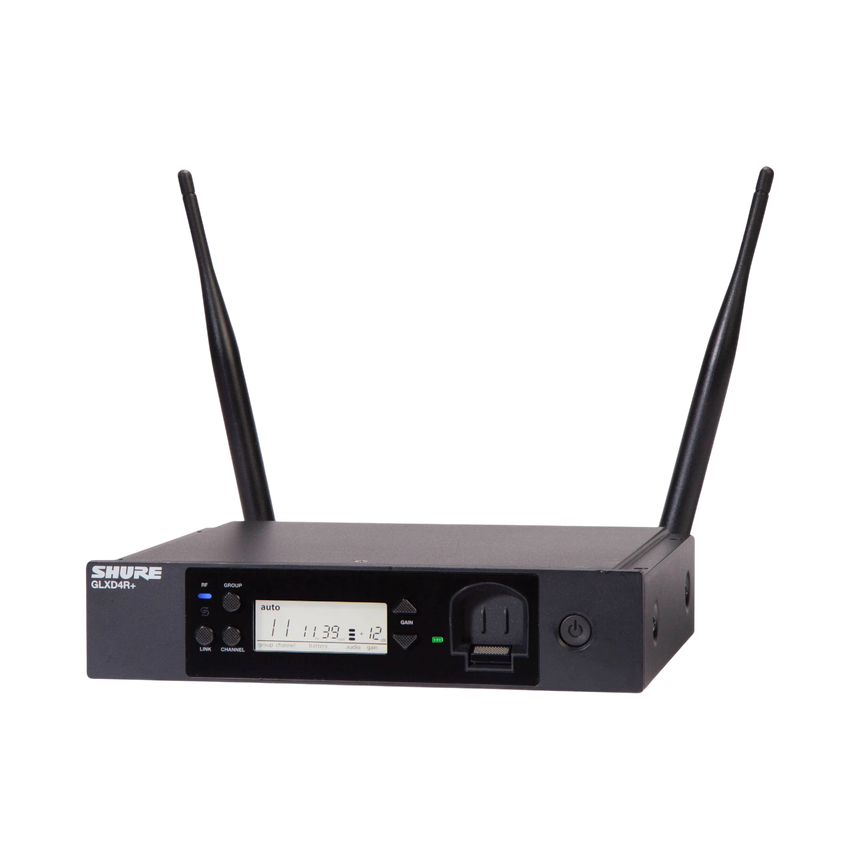 Shure GLXD124R+ Dual-Band Wireless Combo Rack System (Z3: 2.4, 5.8 GHz) — Being Shipped