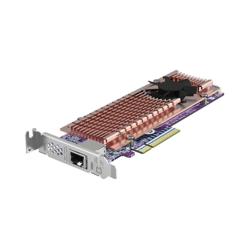 QNAP QM2-2P410G1T Dual M.2 2280 PCIe NVMe SSD & 10GbE Expansion Card — Being Shipped