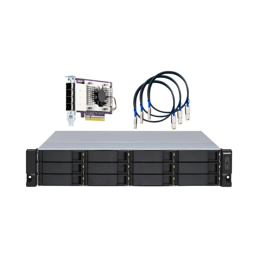 QNAP 12-Bay TL-R1200S-RP JBOD Storage Enclosure — Being Shipped