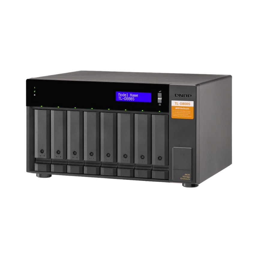 QNAP 8-Bay SATA JBOD Enclosure for NAS & PCs — Being Shipped