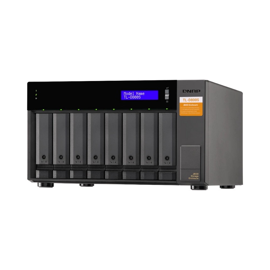 QNAP 8-Bay SATA JBOD Enclosure for NAS & PCs — Being Shipped