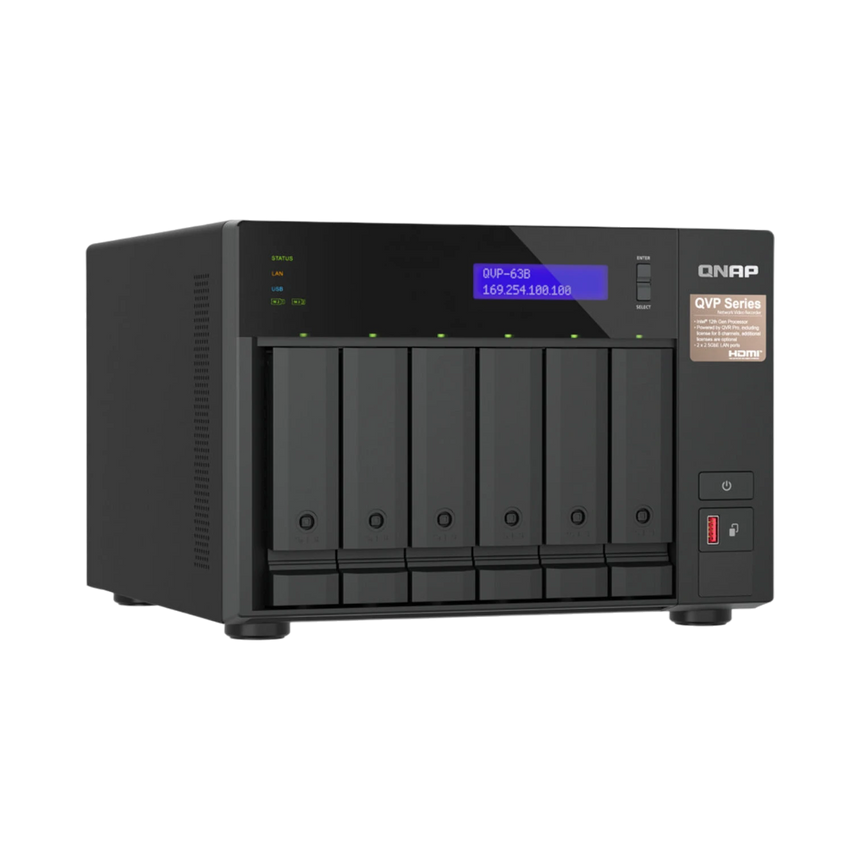QNAP QVP-63B 6-Bay NVR NAS Enclosure — Being Shipped