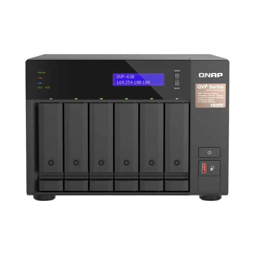QNAP QVP-63B 6-Bay NVR NAS Enclosure — Being Shipped
