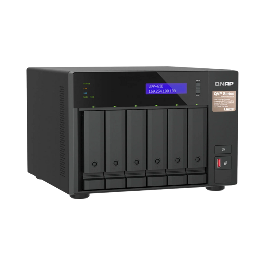 QNAP QVP-63B 6-Bay NVR NAS Enclosure — Being Shipped