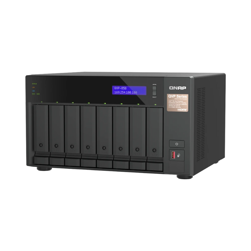 QNAP QVP-85B 8-Bay NVR NAS Enclosure — Being Shipped