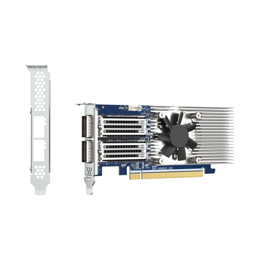 QNAP Dual-Port 100GbE PCIe 4.0 Network Expansion Card — Being Shipped