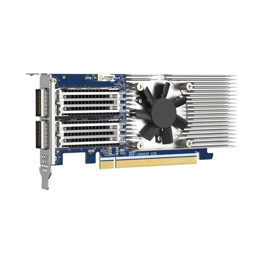 QNAP Dual-Port 100GbE PCIe 4.0 Network Expansion Card — Being Shipped