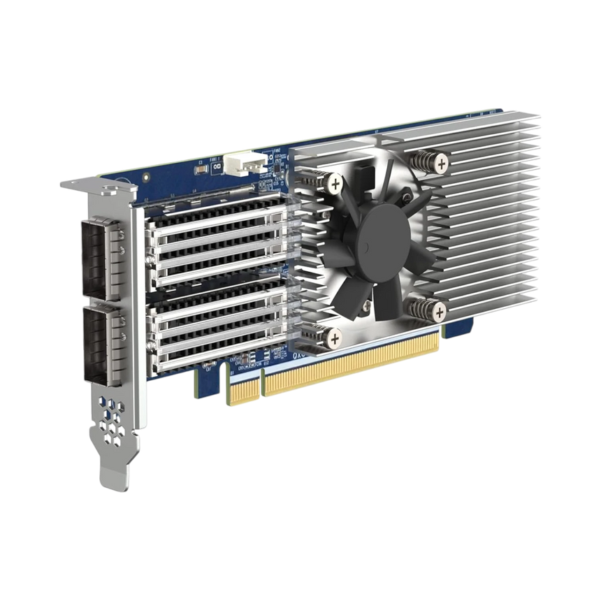 QNAP Dual-Port 100GbE PCIe 4.0 Network Expansion Card — Being Shipped