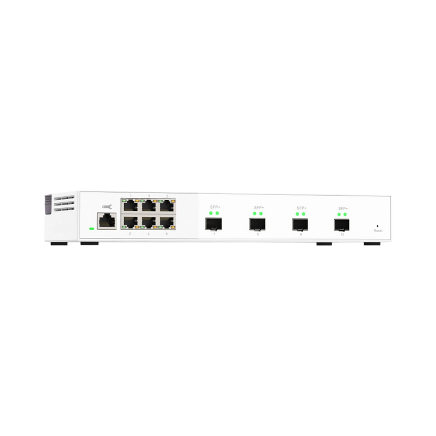QNAP QSW-M2106-4S 10-Port 10GbE/2.5GbE Layer 2 Web Managed Switch — Being Shipped
