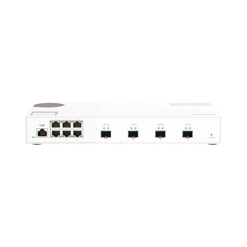 QNAP QSW-M2106-4S 10-Port 10GbE/2.5GbE Layer 2 Web Managed Switch — Being Shipped