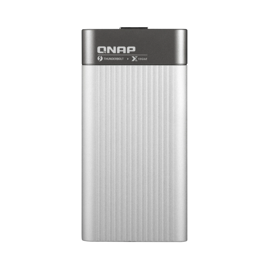 QNAP Thunderbolt 3 to 10 Gb/s NBASE-T RJ45 Adapter (Silver/Black) — Being Shipped