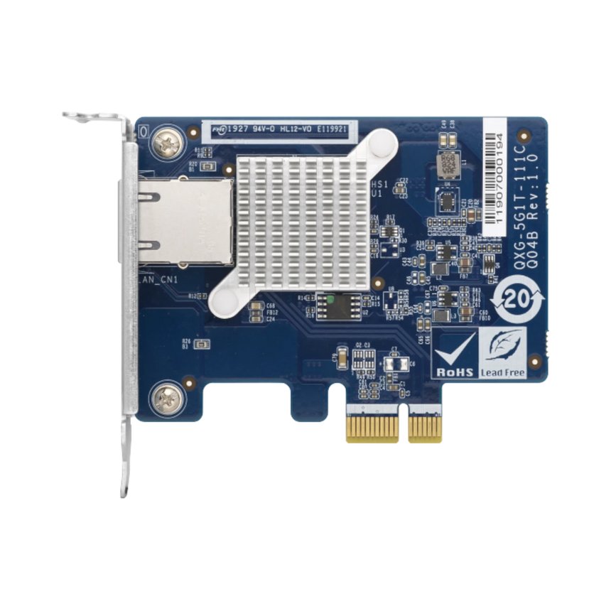 QNAP QXG-5G1T-111C Single-Port 5GbE PCIe Network Expansion Card — Being Shipped