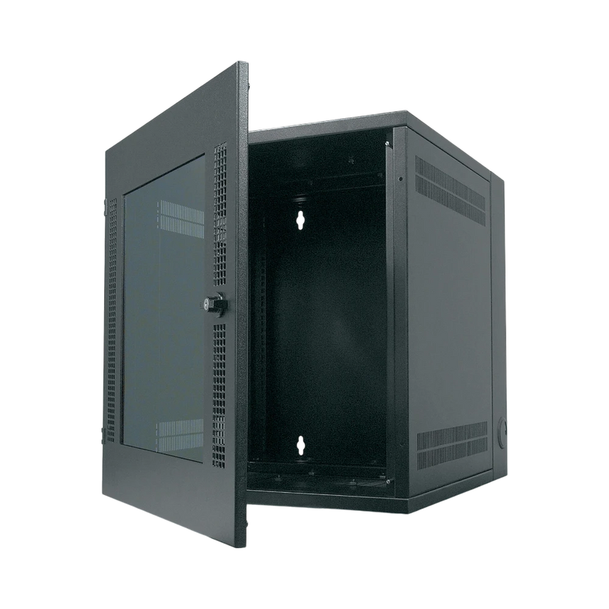 APC NetShelter WX 13U Wall Mount Rack Cabinet with Glass Door (Black) — Being Shipped