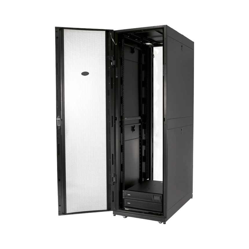 APC NetShelter SX, Server Rack Enclosure, 42U, Black, 1991H x 600W x 1200D mm — Being Shipped