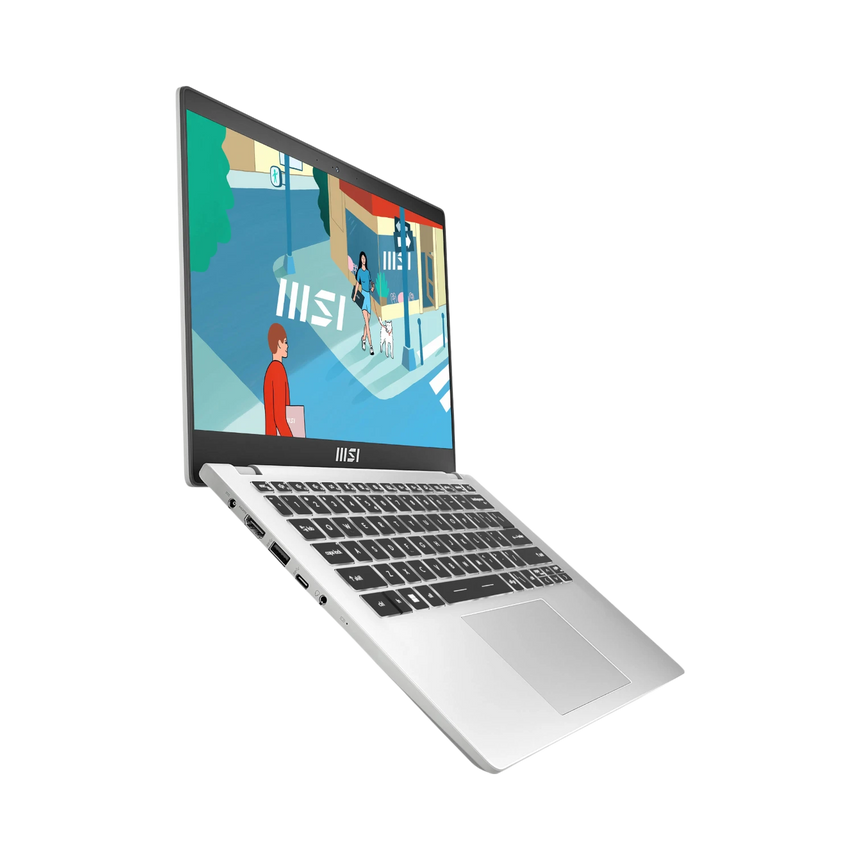 MSI 14" Modern 14 C13M Laptop, Intel Core i7-1355U, 16GB RAM, 1TB SSD (Urban Silver) — Being Shipped