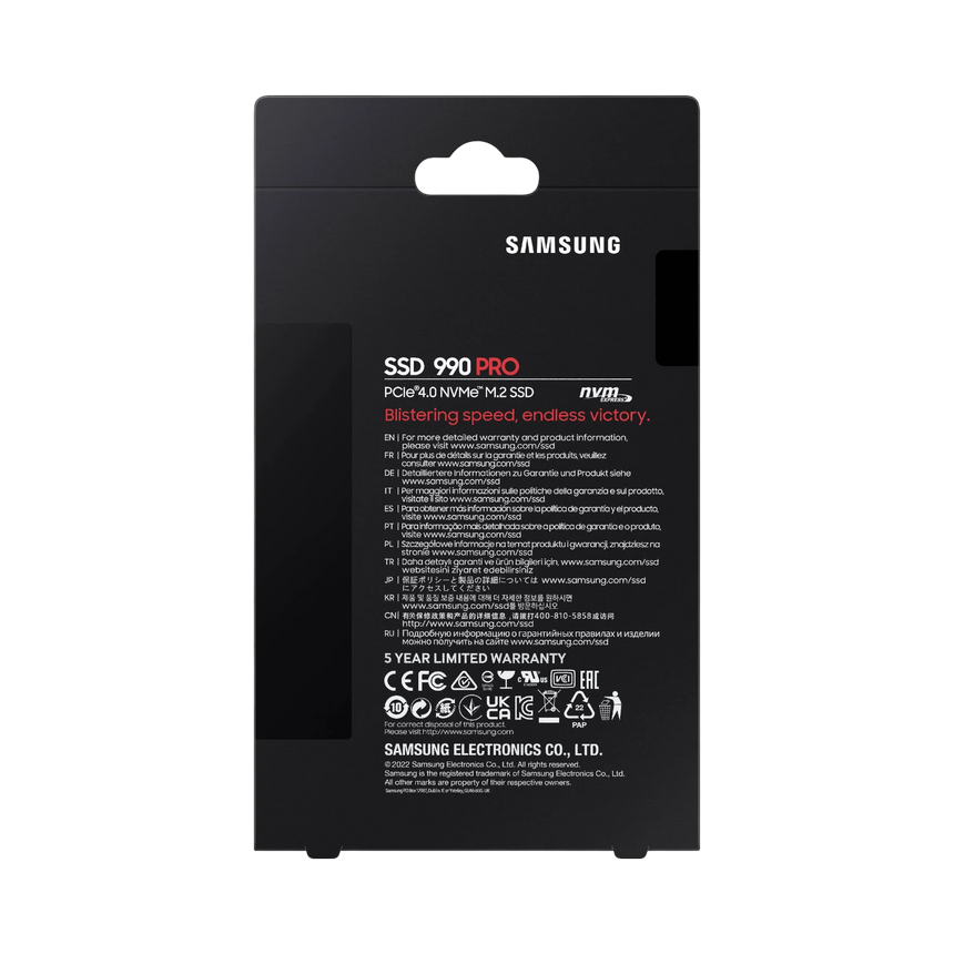 Samsung 990 PRO 2TB M.2 PCIe 4.0 NVMe SSD — Being Shipped