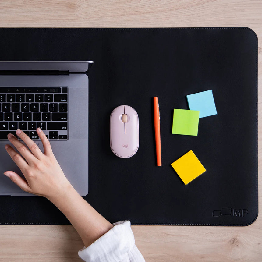 Mobile Pixels Anti-Slip PU Leather Desk Pad (Graphite Black) — Being Shipped