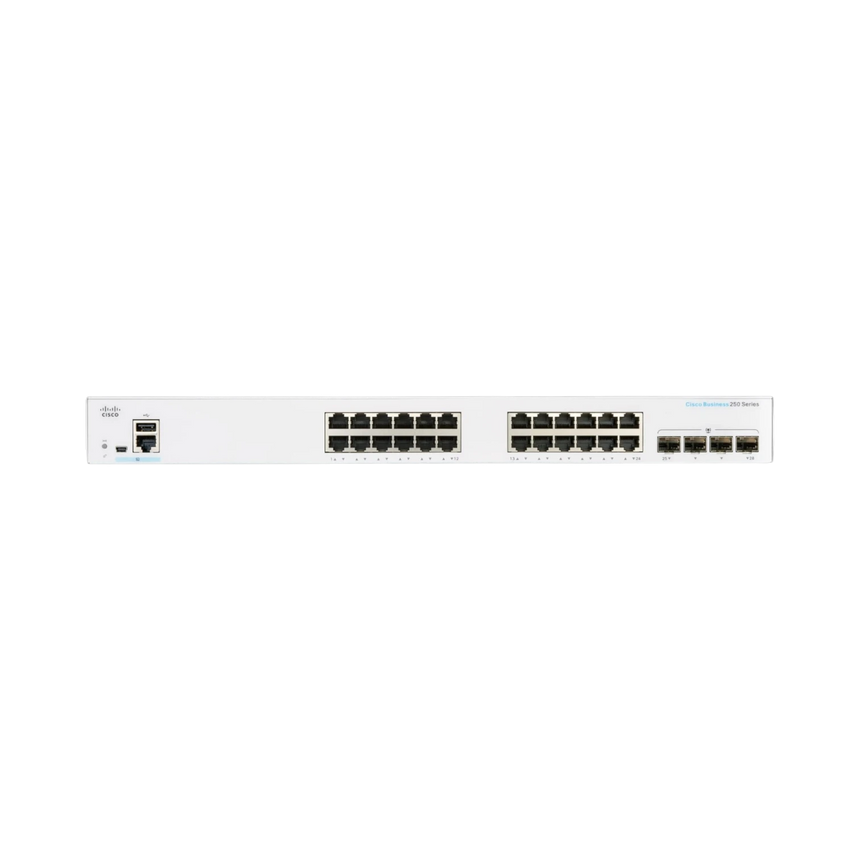 Cisco Business 250 Series 24-Port Smart PoE+ Rack Switch — Being Shipped