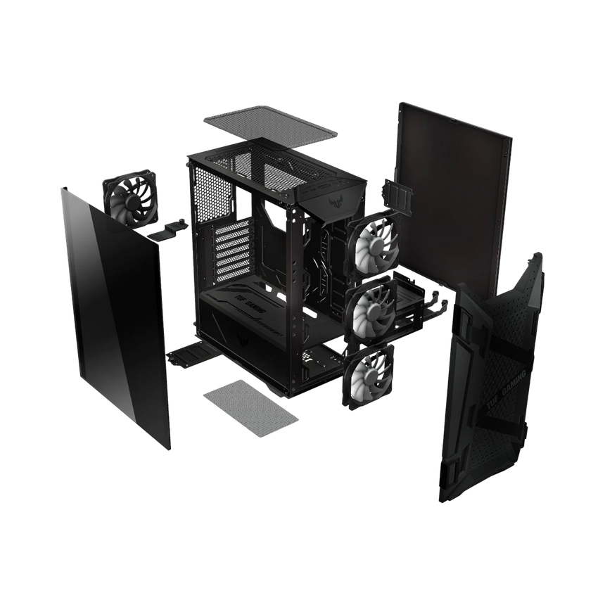 ASUS TUF Gaming GT301 Tempered Glass RGB Mid-Tower Case — Being Shipped
