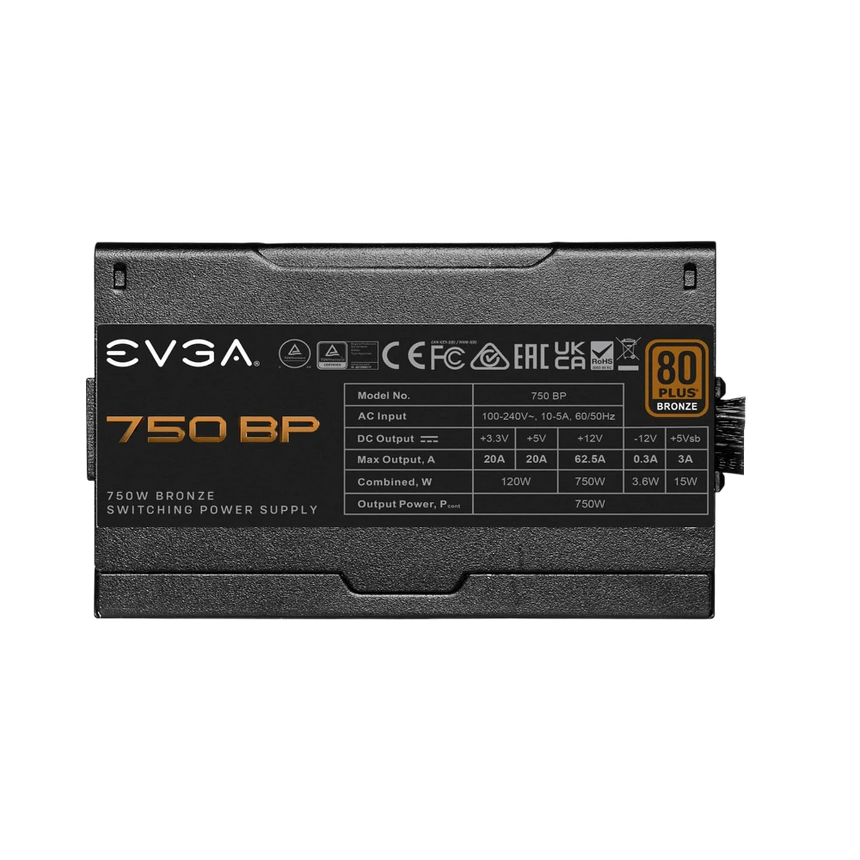 EVGA 750 BP 80+ Bronze 750W Power Supply — Being Shipped