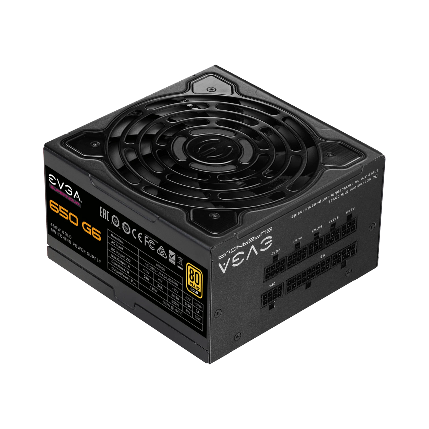 EVGA SuperNOVA 650 G6 80 Plus Gold 650W Fully Modular Power Supply — Being Shipped