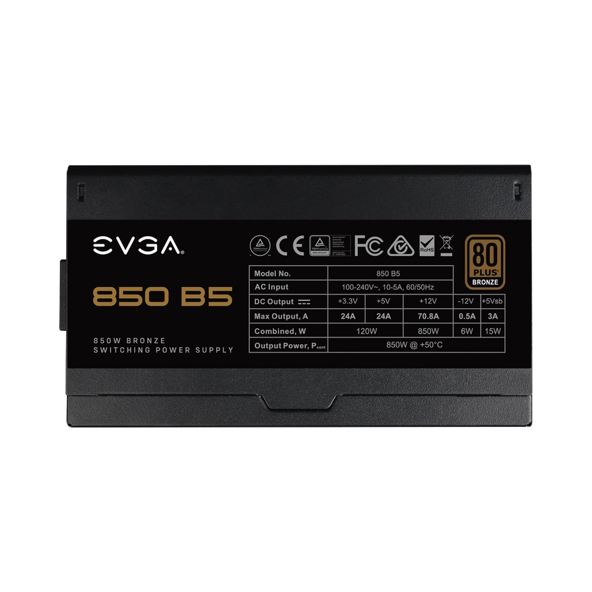 EVGA 850 B5 850W Fully Modular Power Supply — Being Shipped