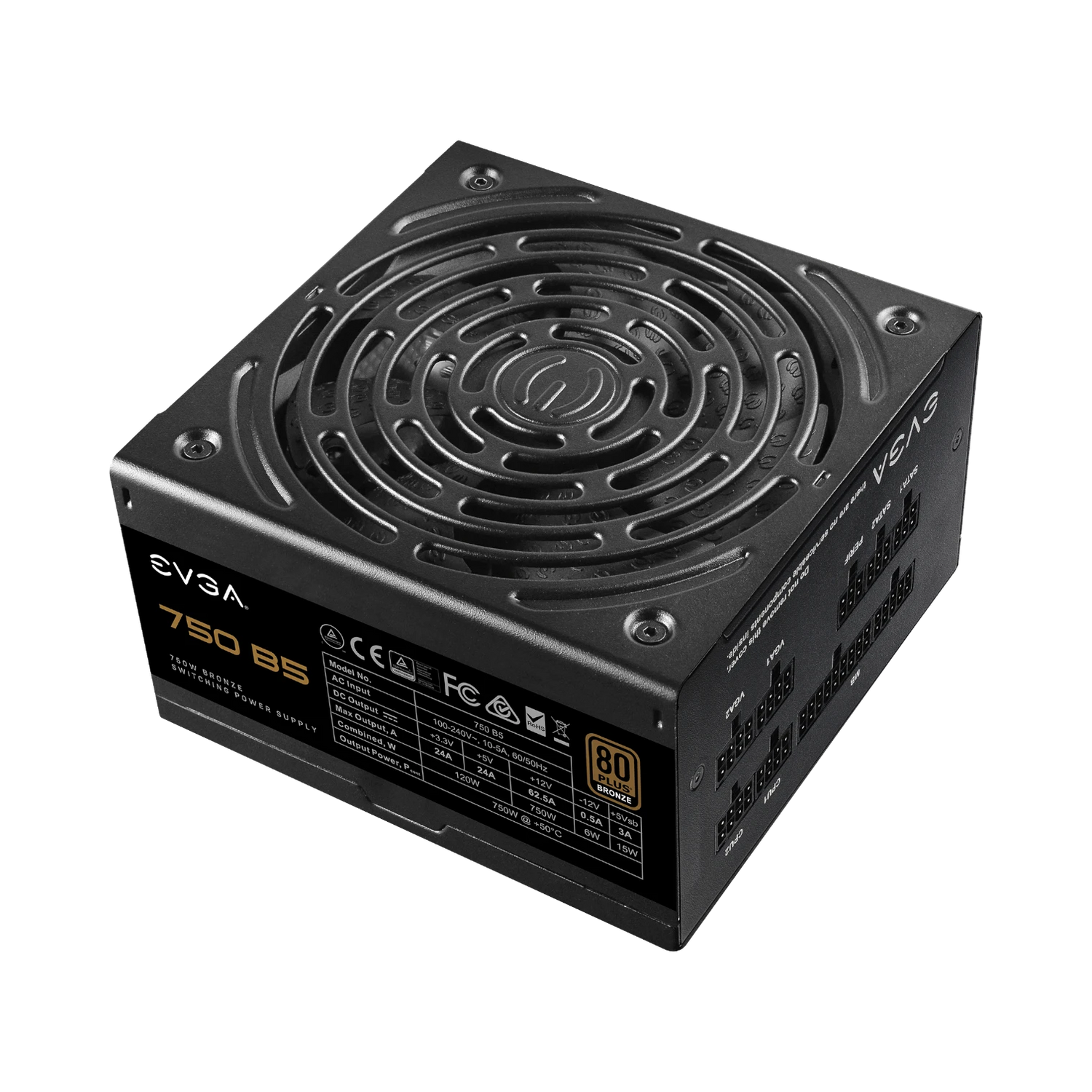 EVGA 750 B5 750W Fully Modular 80 Plus Bronze Power Supply — Being Shipped