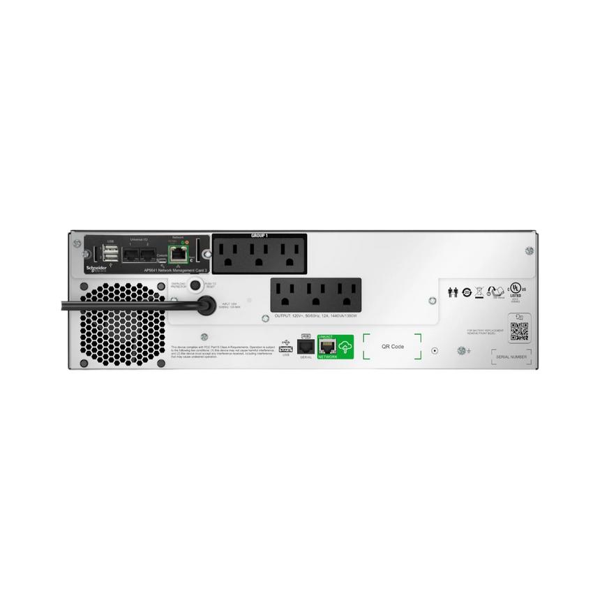 APC Smart-UPS Lithium-Ion 1500VA Rackmount UPS 3U Short Depth — Being Shipped